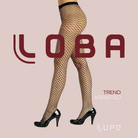 meia calça trend arrastão loba