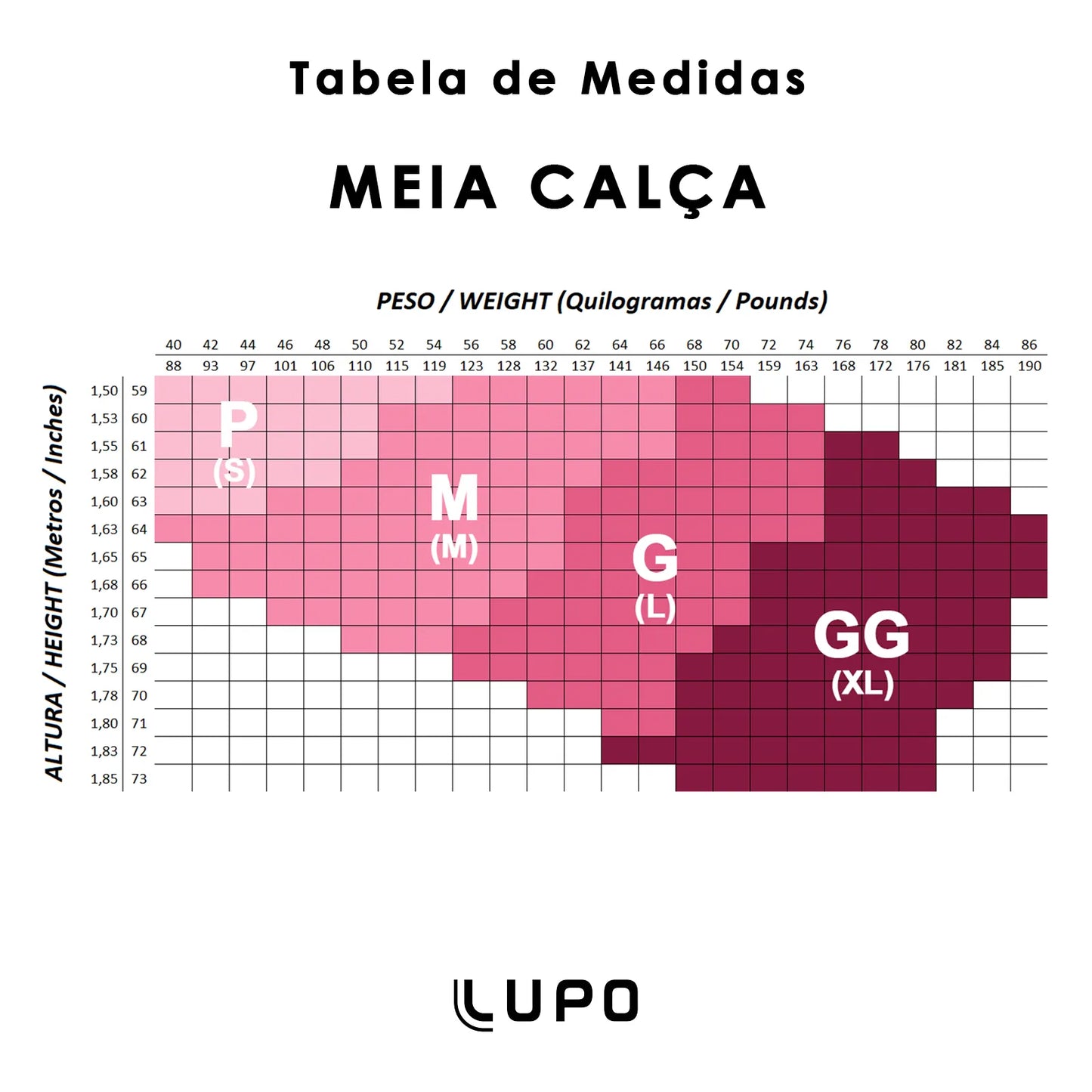 meia calça fio 40 loba